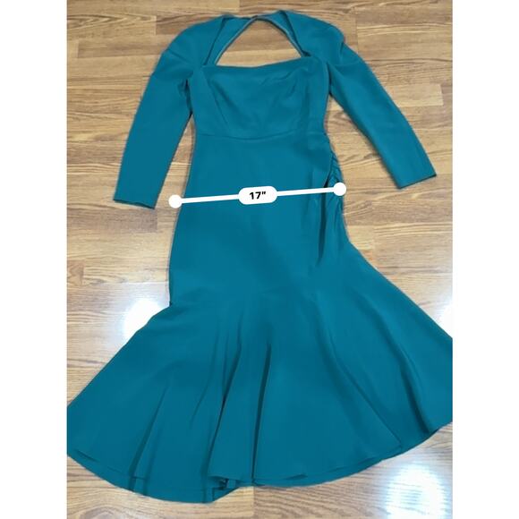 Sachin & Babi green Sharlize Asymmetric Cutout Midi Dress size 4 - Picture 5 of 15